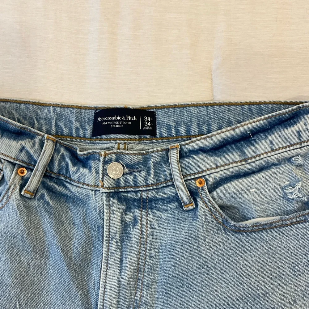 Abercrombie & Fitch Light Blue Straight Jeans